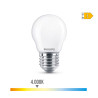 LED lamp Philips Spherical E 6,5 W E27 806 lm 4,5 x 7,8 cm (4000 K)