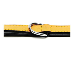 Dog collar Gloria Padded Yellow (30 x 1,5 cm)