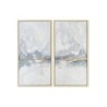 Set of 2 pictures DKD Home Decor Abstract 120 x 4 x 120 cm Urban