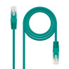 CAT 6 UTP Cable NANOCABLE 10.20.0401-GR Green 1 m