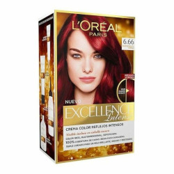 Permanent Dye Excellence Intense L'Oreal Make Up Excellence Intense Intense Scarlet Red (1 Unit)