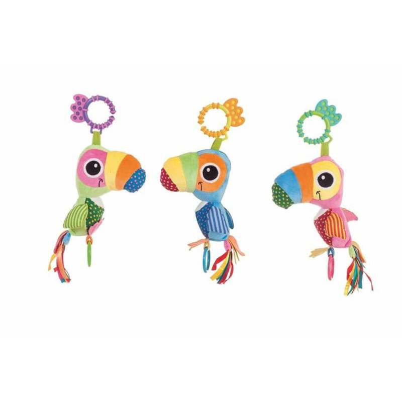 Rattle Multicolour Parrot 25cm