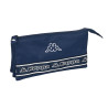 Triple Carry-all Kappa Navy Navy Blue (22 x 12 x 3 cm)