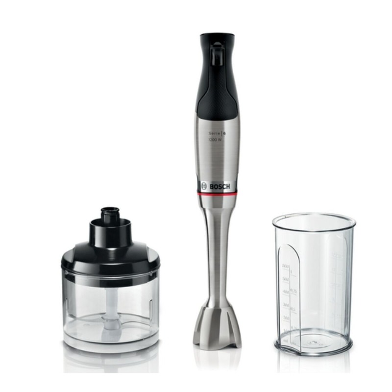 Hand-held Blender BOSCH MSM6M820 Silver Steel 1200 W