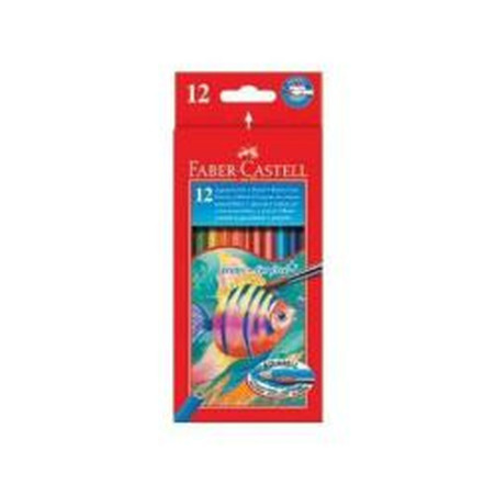 Watercolour Pencils Faber-Castell Multicolour (12 Pieces)