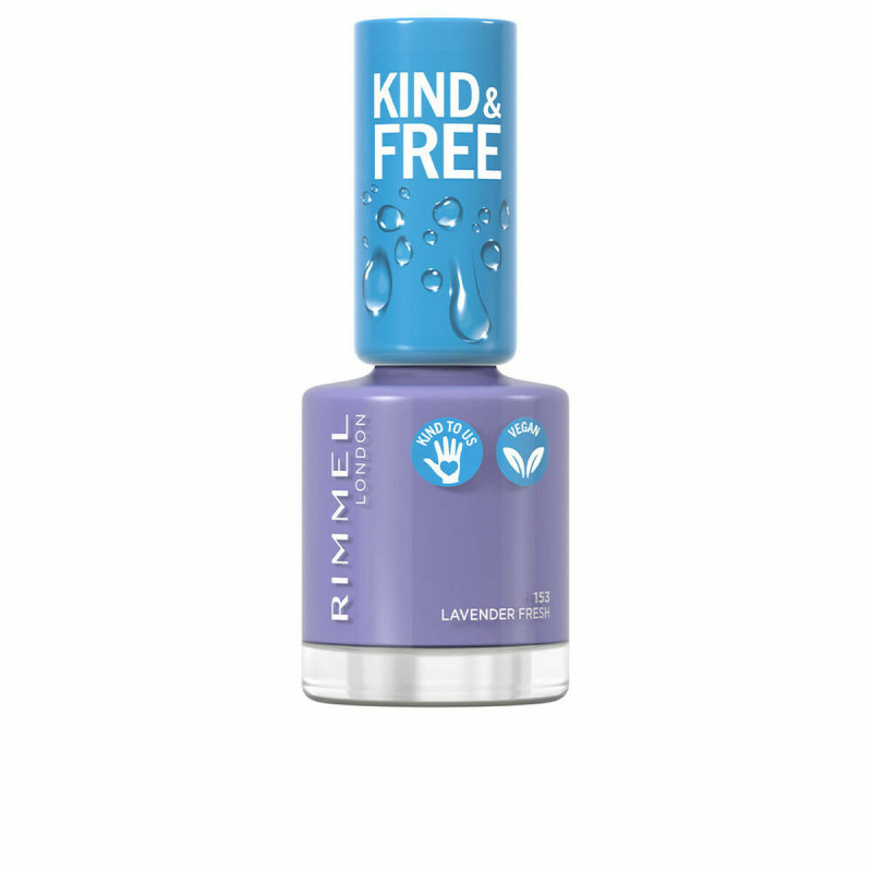 nail polish Rimmel London Kind & Free 153-lavender light (8 ml)