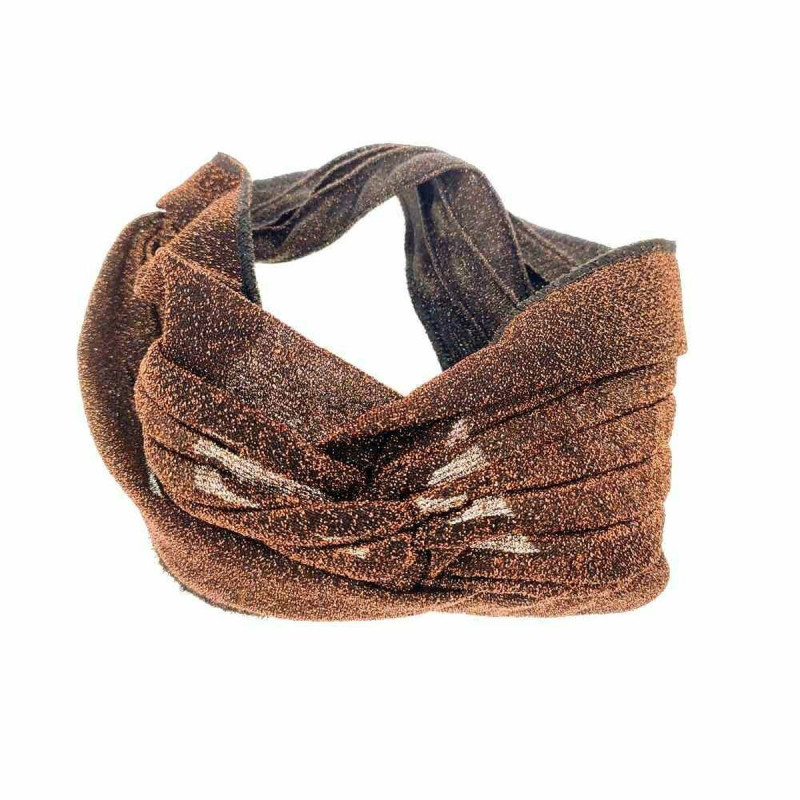 Elastic hairband Araban Brown