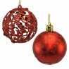 Christmas Baubles Red Plastic 6 x 6 x 6 cm (12 Units)