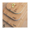 Bamboo Cutting Board Quid Blue Wood (33 x 23 x 1,5 cm)