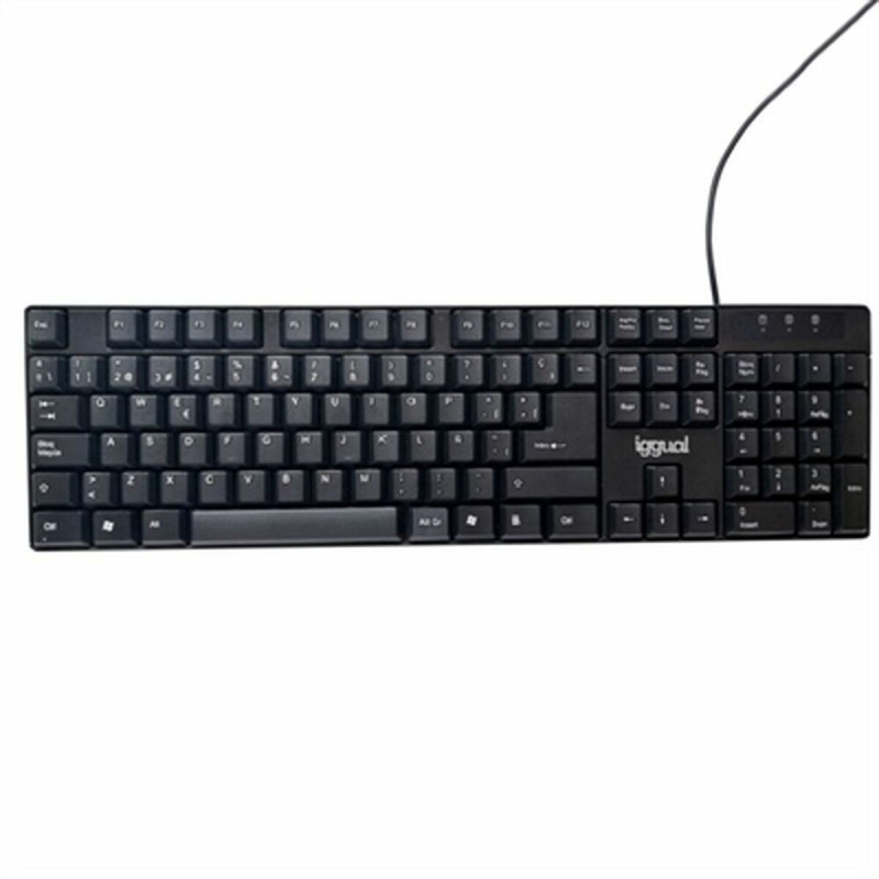 Keyboard iggual CK-FRAMELESS-105T Black