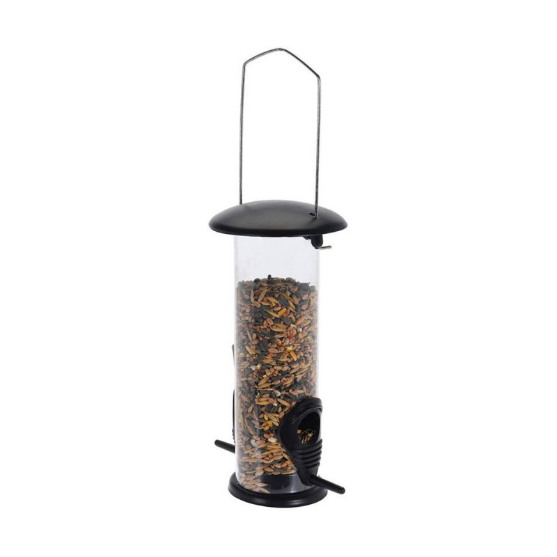 Bird feeder Progarden Cylinder Black (Ø 6,4 x 25 cm)