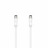 Cable Hama 00205046 White 3 m