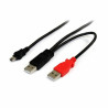 USB 2.0 A to Mini USB B Cable Startech USB2HABMY6           Red Black