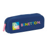 School Case Benetton Cool Navy Blue 18.5 x 7.5 x 5.5 cm