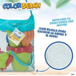 Beach toys set Colorbaby polypropylene (18 Units)