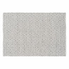 Carpet White Grey 70 % cotton 30 % Polyester 160 x 230 cm