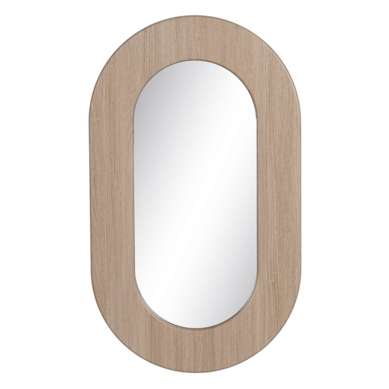 Wall mirror Natural Crystal MDF Wood 50 x 2,2 x 85 cm