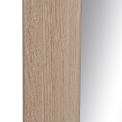 Wall mirror Natural Crystal MDF Wood 50 x 2,2 x 85 cm