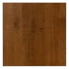 Table Black Natural MDF Wood 60 x 60 x 75 cm