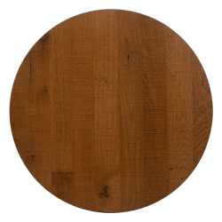 Table Black Natural MDF Wood 60 x 60 x 75 cm