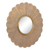 Wall mirror 86 x 3 x 86 cm Golden Metal