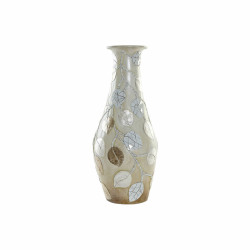 Vase DKD Home Decor Brown Beige Crystal Terracotta Bali (25 x 25 x 60 cm)