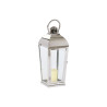 Lantern Home ESPRIT Silver Crystal Steel Chromed 23 x 23 x 60 cm (3 Pieces)