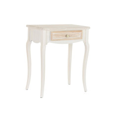 Console DKD Home Decor 60 x 40 x 72,5 cm Natural Wood White MDF Wood