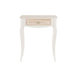 Console DKD Home Decor 60 x 40 x 72,5 cm Natural Wood White MDF Wood