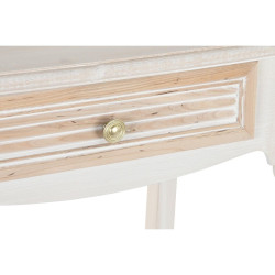 Console DKD Home Decor 60 x 40 x 72,5 cm Natural Wood White MDF Wood