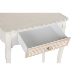 Console DKD Home Decor 60 x 40 x 72,5 cm Natural Wood White MDF Wood