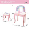 Dressing Table with Stool Teamson Pink Toy 62,5 x 98,5 x 32 cm