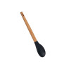 Ladle Black Silicone beech wood 6 x 1,8 x 30,5 cm (48 Units)