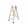 6-step folding ladder Plabell Wood 164 x 31/55 cm