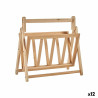 Magazine rack Brown Wood 30 x 37,5 x 36,5 cm (12 Units)