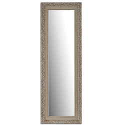 Wall mirror White Wood Glass 45,5 x 136 x 1,5 cm (2 Units)