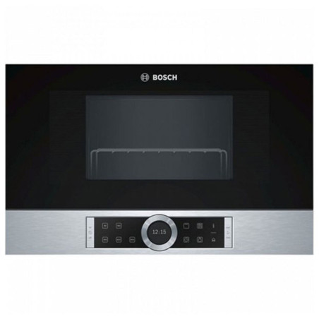 Built-in microwave BOSCH BER634GS1 21 L 900W 900 W Black Black/Grey 21 L