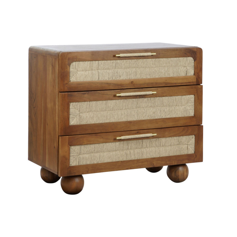 Chest of drawers DKD Home Decor Brown Acacia Modern 90 x 45 x 90 cm