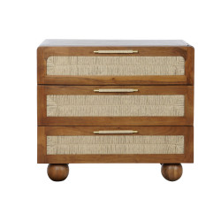 Chest of drawers DKD Home Decor Brown Acacia Modern 90 x 45 x 90 cm