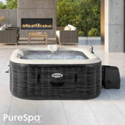 Inflatable Spa Colorbaby Purespa Burbujas Greystone Deluxe