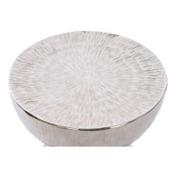 Side table DKD Home Decor Silver Aluminium 38 x 38 x 45 cm