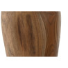 Vase Home ESPRIT Natural Dark brown Teak 25 x 25 x 40 cm