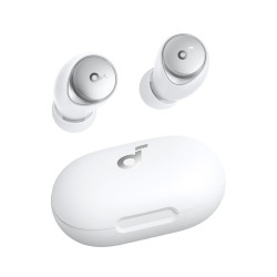 Headphones with Microphone Soundcore Space A40 White