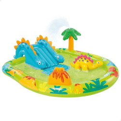 Inflatable Paddling Pool for Children Intex Playground Dinosaurs 191 x 58 x 152 cm (3 Units)