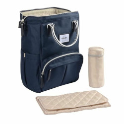 Baby Accessories Backpack Béaba Wellington Blue Navy Blue