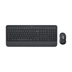 Keyboard and Wireless Mouse Logitech MK650 Grey QWERTY