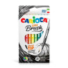 Set of Felt Tip Pens Carioca Super Brush Multicolour 10 Pieces (24 Units)