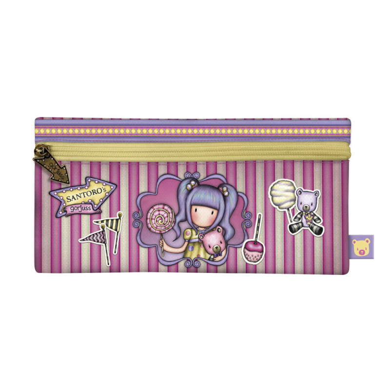 School Case Gorjuss First prize Lilac (22 x 11 x 1.5 cm)