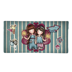 School Case Gorjuss Fireworks Maroon (22 x 11 x 1.5 cm)