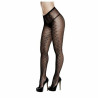 Serpentine Jacquard Pantyhose One Size Baci Lingerie 3052